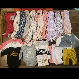 Newborn girls clothing lot